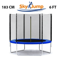 Батут SkyJump 6 фт., 183 см. із захисною сіткою