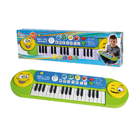 Музичний інструмент 'Клавішні. Веселі мелодії', 32 клавіші, 8 мелодій, 6 ритмів, 4 кумедні звуки, 51х14 см, 4+