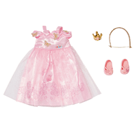 Набір одягу для ляльки BABY BORN — ПРИНЦЕСА (сукня, туфлі, корона)