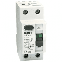 Пристрій захисного відключення ПЗВ VIKO 2Р (двополюсний) 63А 30мА 230V