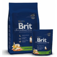 Brit Premium Sterilized для стерилизованных кошек. Вес 1,5 кг