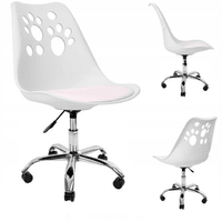 Крісло офісне, комп&apos;ютерне Bonro B-881 DQ біле