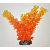 Пластиковое растение для аквариума 3115 orange