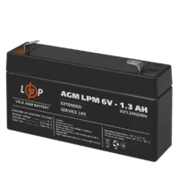 Акумулятор AGM LPM 6V - 1.3 Ah