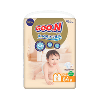 Підгузки GOO.N Premium Soft для дітей 7-12 кг (розмір 3 (M), на липучках, унісекс, 64 шт.)