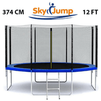 Батут SkyJump 12 фт., 374 см із захисною сіткою та волосінню
