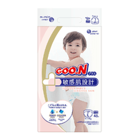 Підгузки GOO.N Plus для дітей 9-14 кг (розмір L, на липучках, унісекс, 48 шт.)