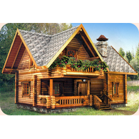 Інтер'єр дерев'яних будинків