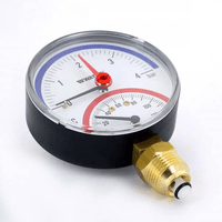 Термоманометр (0-120*С, 4бар) боковий Watts