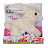 Іграшка CCL Кролик, що ходить, пищить, ворушить вухами та носиком, 20 см, 3+
