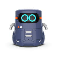 Розумний робот із сенсорним керуванням і навчальними картками — AT-ROBOT 2 (темно-фіолетовий, озвуч.