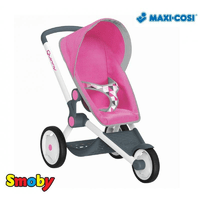 Коляска для ляльок Smoby Maxi Cosi Quinny триколісна Рожева (255097)