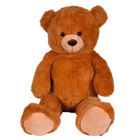 Плюшева іграшка Nicotoy 'Ведмежа', коричневий, 82 см, 0міс.+