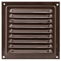 Вентиляційна решітка 20х20 коричнева МВМ200с метал