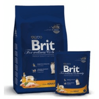 Brit Premium Adult Chicken для взрослых кошек с курицей Вес : 300 г 800 г 1,5 кг 8 кг