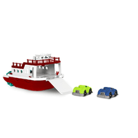 Ігровий набір - ПАРОМ (Корабль, 2 машинки)