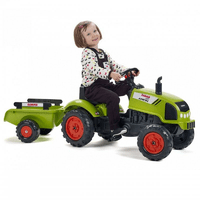 Педальний трактор із причепом FALK Claas Arion 2041C
