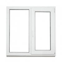 Вікно металопластикове 1300*1400 1 камерний склопакет