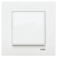 Білий одноклавішний вимикач VIKO Karre 90960001