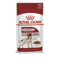 Влажный корм для собак Royal Canin Medium Adult кусочки в соусе, 0,140