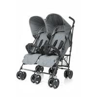Прогулянкова коляска для двійнят 4Baby Twins (колір — grey)