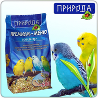 "Премиум-меню юниор"- корм для волнистых попугаев