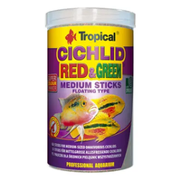 Корм Tropical Cichlid Red & Green Medium Sticks 1 л