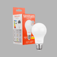Світлодіодна лампа Vestum A60 10W 3000K 220V E27 1-VS-1106