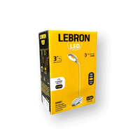 Лампа настільна LEBRON L-TL-L-46, 4W,4100K LI-ION 1200MAH, Біла, USB