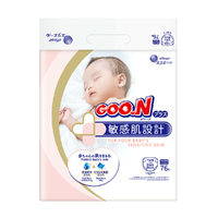 Підгузки GOO.N Plus для новонароджених до 5 кг (розмір NB, на липучках, унісекс, 76 шт.)