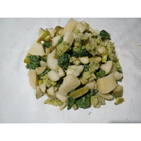 Зелене смузі зі шпинатом та ківі ( ківі, диня, шпинат, яблуко, груша)
