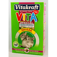 Витакрафт Vita Special Regular, Корм для шиншилл, уп. 600 гФорма выпуска: Упаковка 600 г