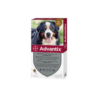 Капли от блох и клещей Bayer Advantix для собак весом 40-60 кг, цена за 1 пипетку