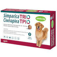 Сімпаріка тріо жув табл. для собак20-40 кг Зоетіс Інк.