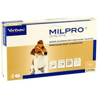 Мілпро 0.5-10 кг цуценят собак Virbac