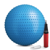 Фітбол масажний Hop-Sport 65 cм HS-R065GB blue + насос