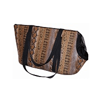 Модный Зверь - сумка - переноска "Питон" коричневый