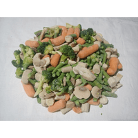 Суміш "WOK" (квасоля стручкова різана, капуста броколі, морква міні, печериці різані, кукурудза міні)