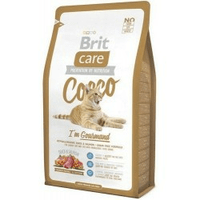 Brit Care Cocco Gourmand для привередливых кошек гипоаллергенный беззерновой корм с мясом утки и лосося Вес : 400 г 2 кг 7 кг
