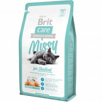 Brit Care Missy Sterilised для стерилизованных кошек гипоаллергенный корм с курицей и рисом Вес : 400 г 2 кг 7 кг