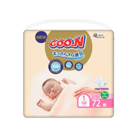 Підгузки GOO.N Premium Soft для новонароджених до 5 кг (1(NB), на липучках, унісекс, 72 шт.)