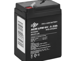 Акумулятор AGM LPM 6V - 5.2 Ah