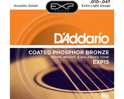 D`ADDARIO EXP15 EXP PHOSPHOR BRONZE EXTRA LIGHT 10-47