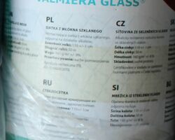 Склосітка для зовнішнього утеплення Valmiera Glass