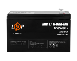 Тяговий свинцево-кислотний акумулятор LP 6-DZM-7 Ah