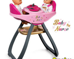 Стільчик для годування ляльок близнюків Baby Nurse Gold Edition Smoby 220315