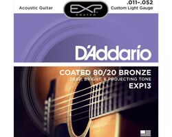 D`ADDARIO EXP13 EXP 80/20 BRONZE CUSTOM LIGHT 11-52