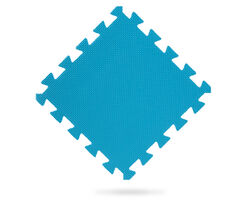 Мат-пазл дитячий килимок-пазл WCG EVA 30х30х1см блакитний