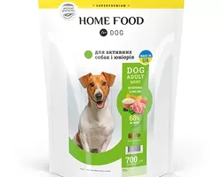 Сухий корм для дорослих собак «Ягнятина з рисом» DOG ADULT MINI Для активних і юніорів 700 грам