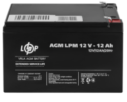 Акумулятор AGM LPM 12V - 12 Ah